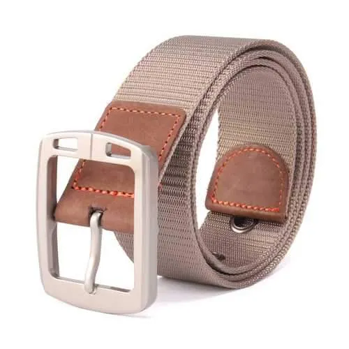 120CM Men Nylon Pin Alloy Buckle Durable Belt