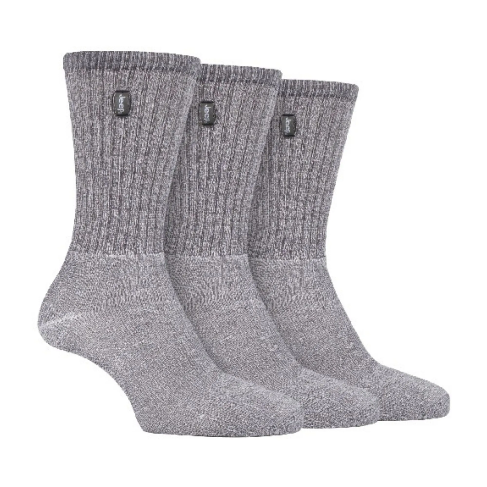 3 Pack Mens Vintage Cotton Cushioned Socks for Hiking Boots