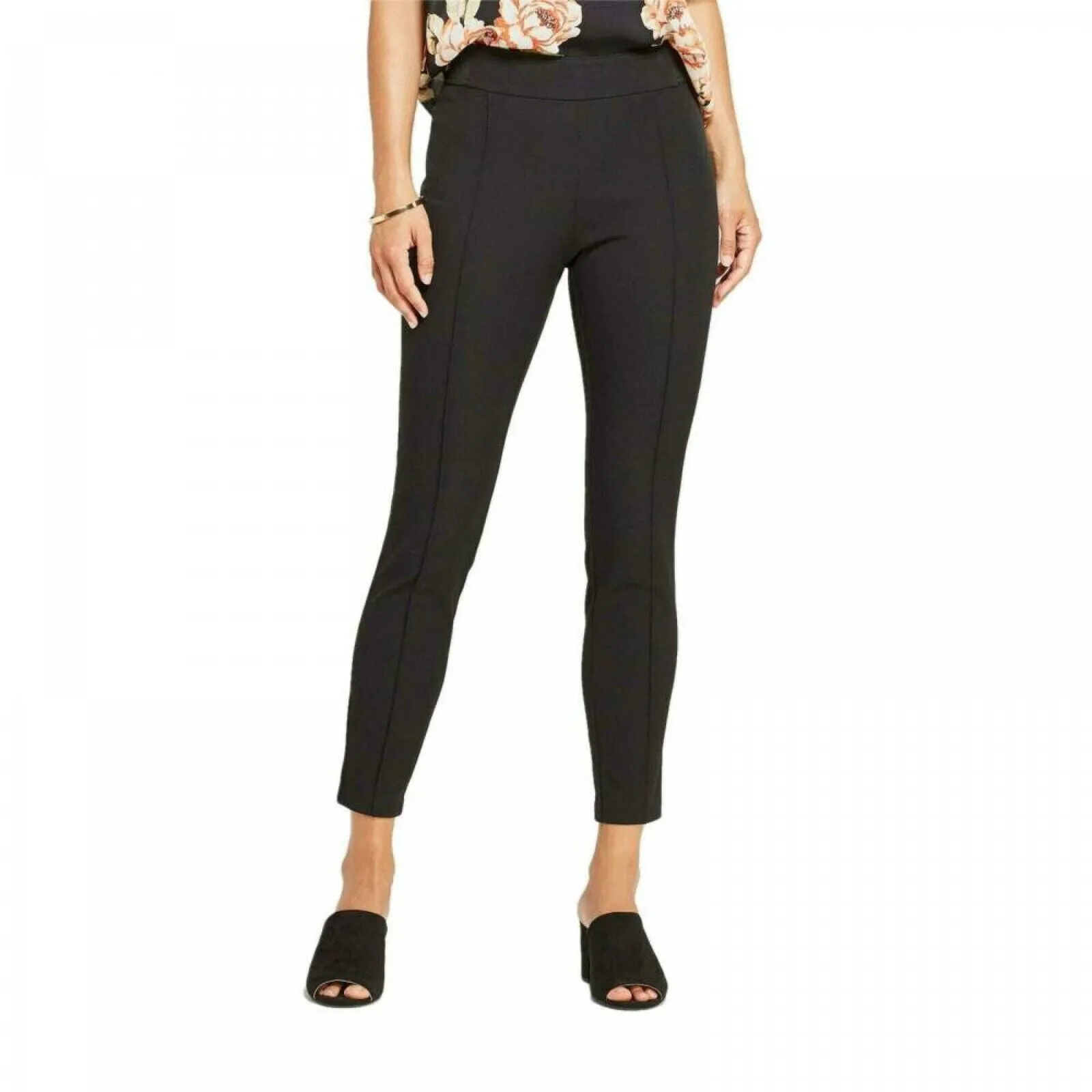 A New Day Women's Skinny Ankle Pintuck Pants
