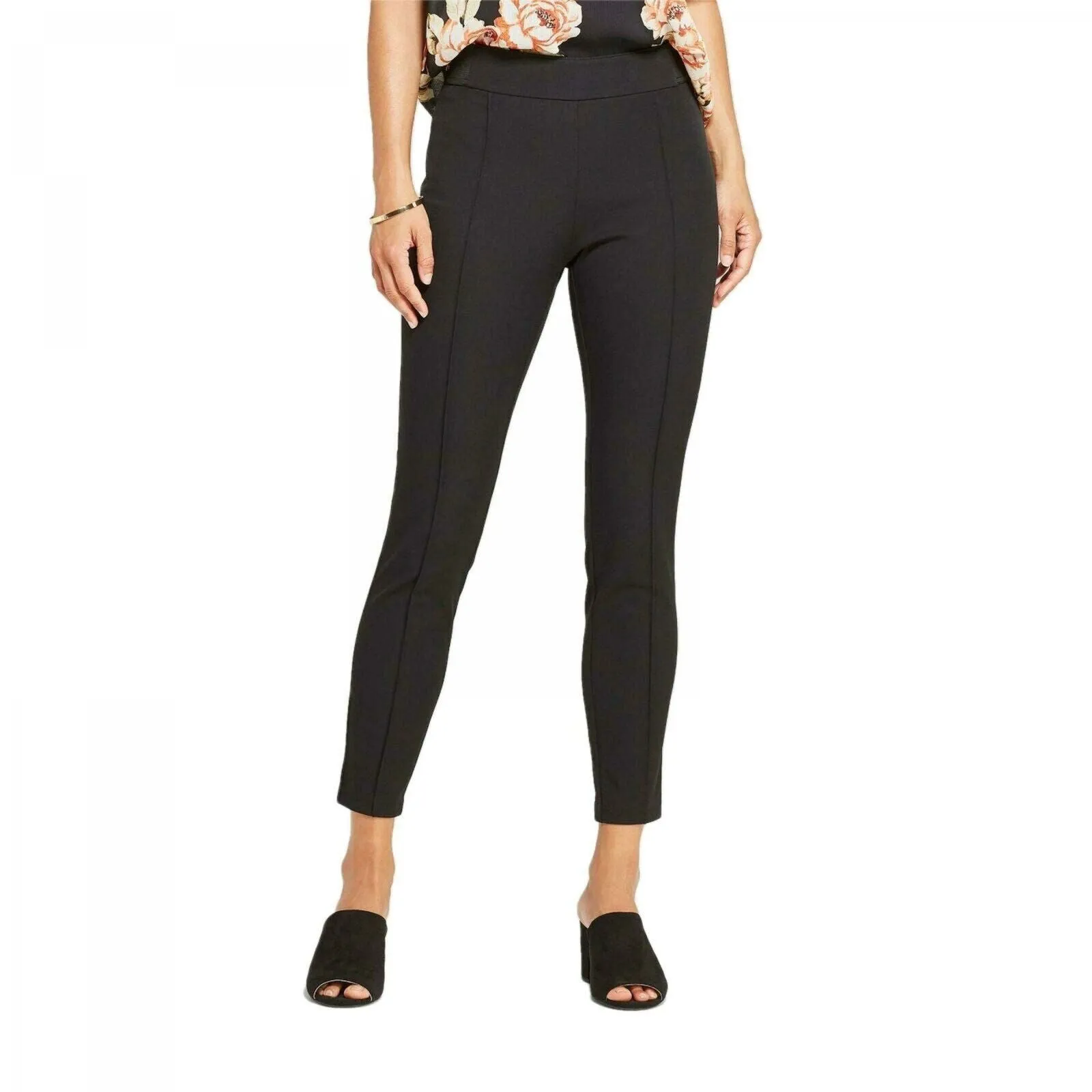 A New Day Women's Skinny Ankle Pintuck Pants