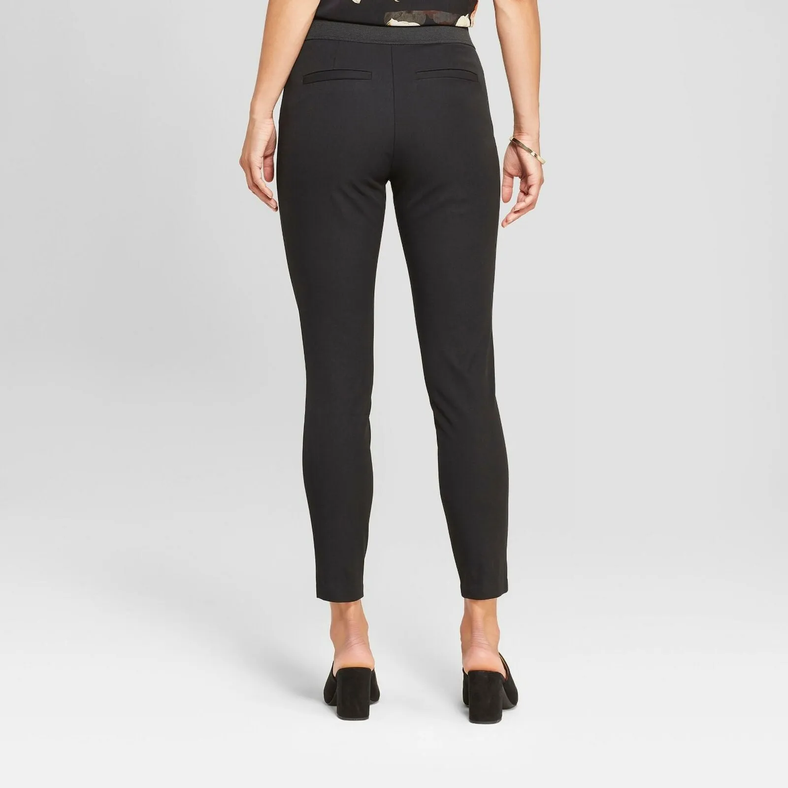 A New Day Women's Skinny Ankle Pintuck Pants