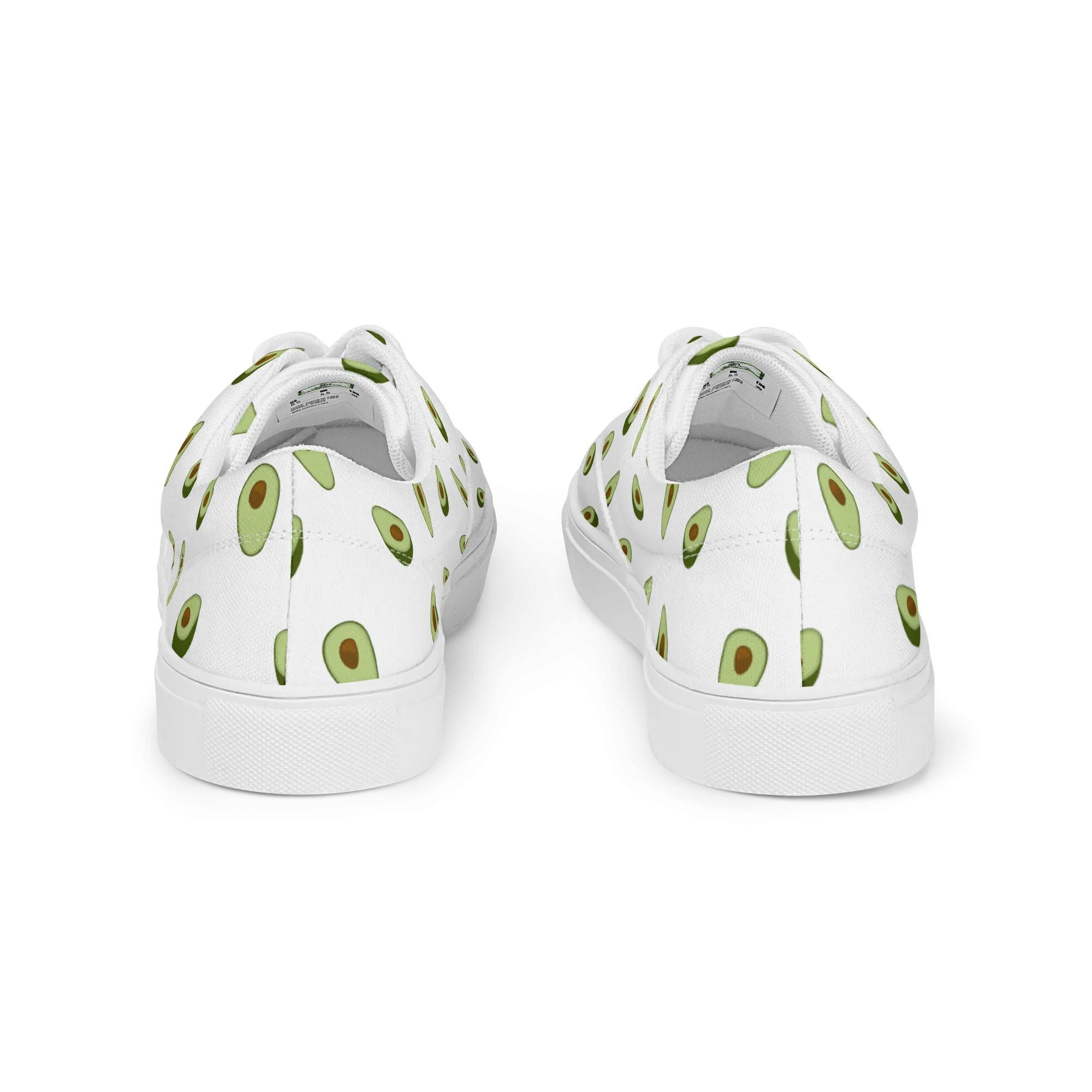 Aloha Tribe Avacado Mens White Canvas Shoes