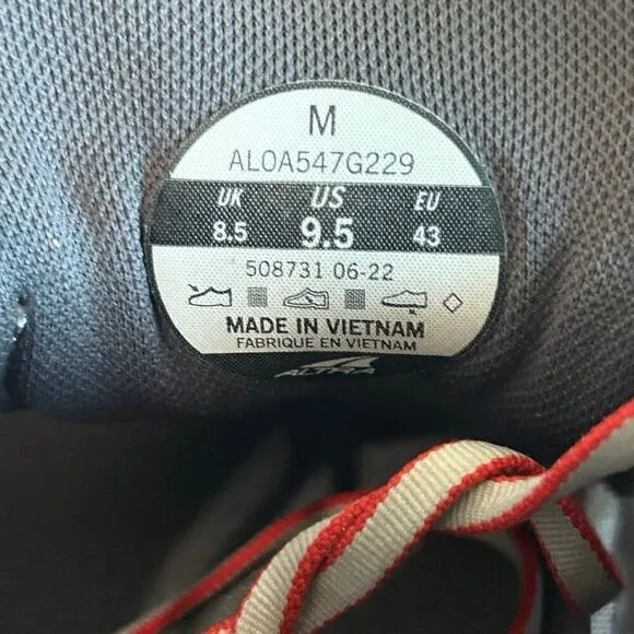 Altra Rivera 3 Men’s Shoes Size 9.5 Gray