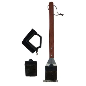 Alva Premium Grill Care Kit Brush & Scraper Tool BA40