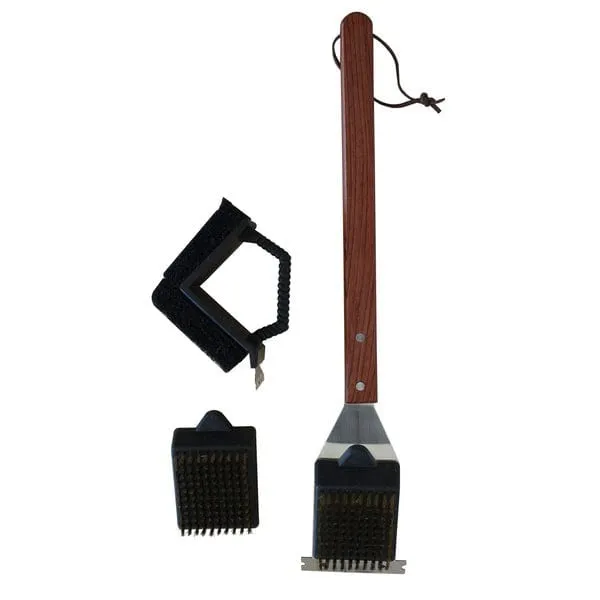 Alva Premium Grill Care Kit Brush & Scraper Tool BA40