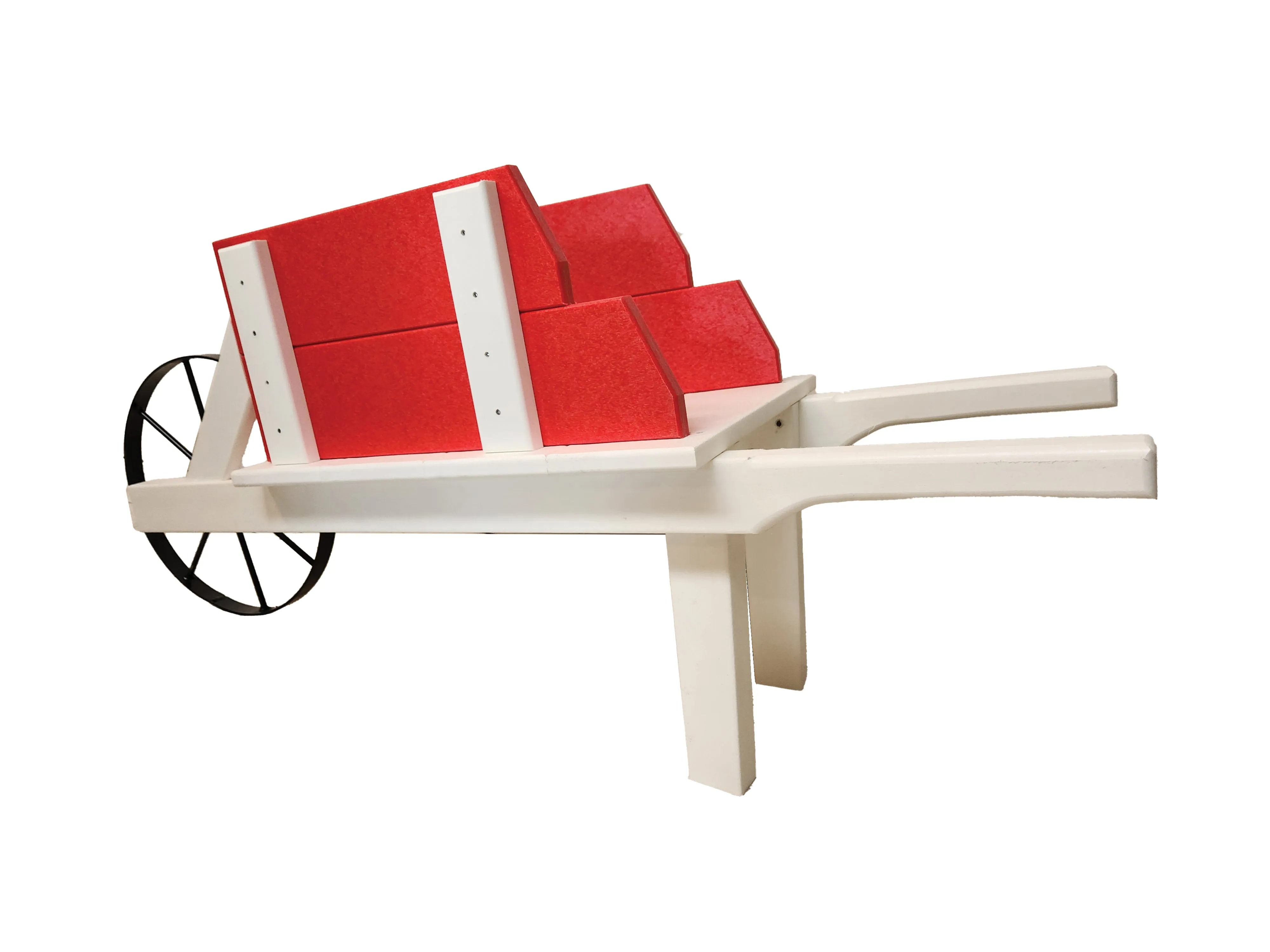 Amish Made Decorative Poly Wheelbarrow