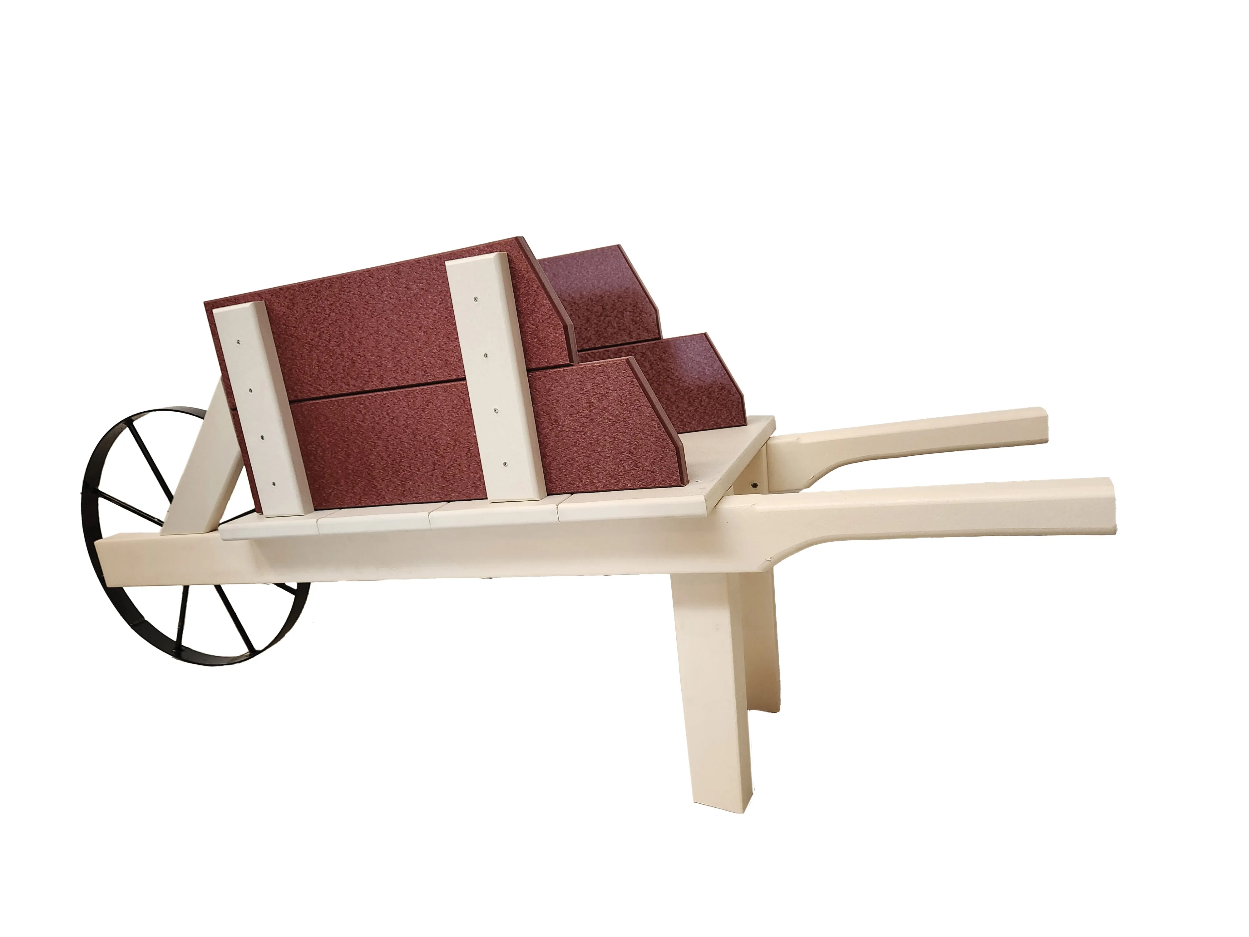 Amish Made Decorative Poly Wheelbarrow