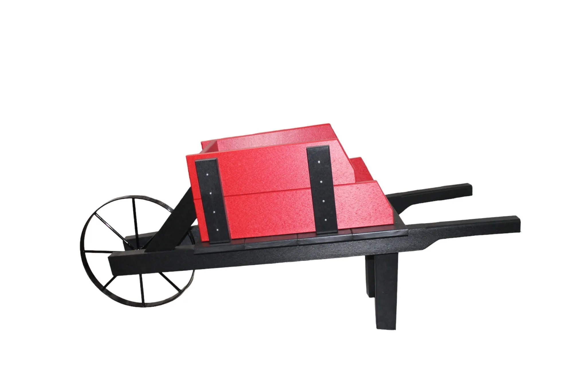 Amish Made Decorative Poly Wheelbarrow