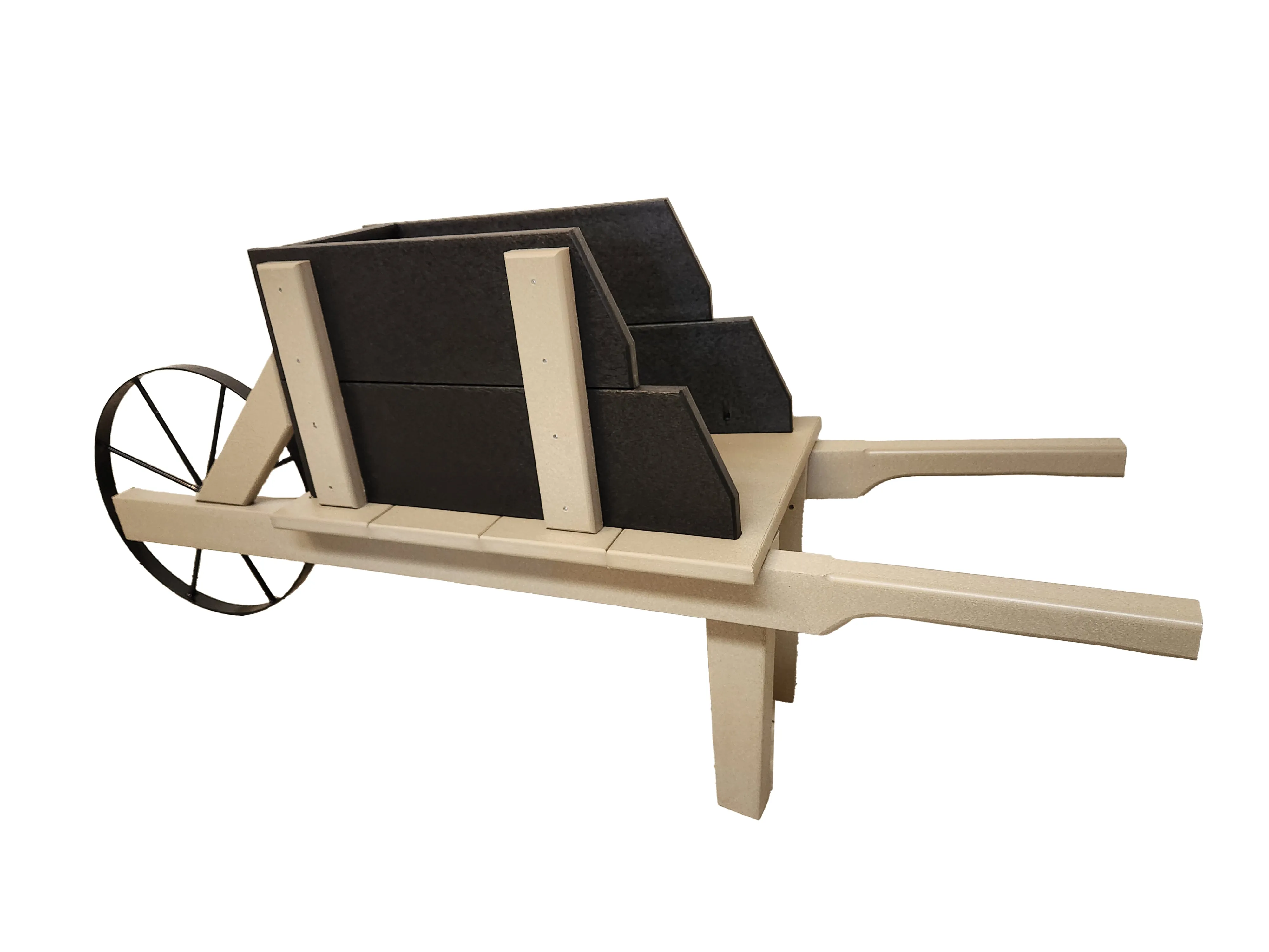 Amish Made Decorative Poly Wheelbarrow