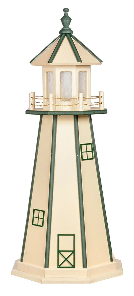 Amish Made Poly Lighthouse - 5 Feet