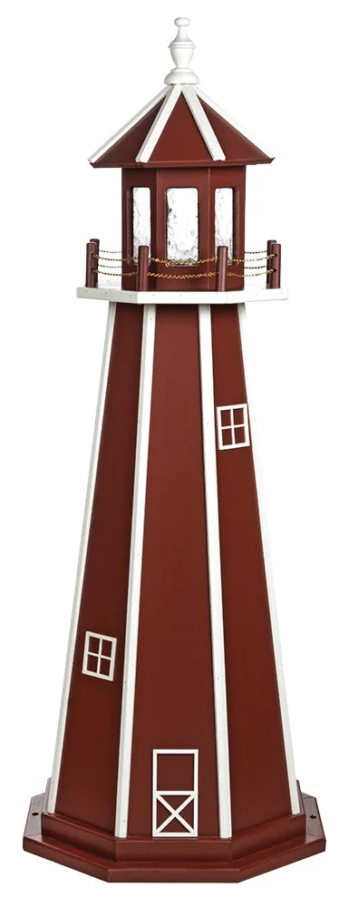 Amish Made Poly Lighthouse - 5 Feet