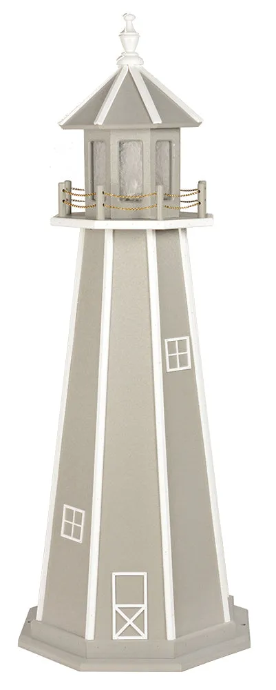 Amish Made Poly Lighthouse - 5 Feet