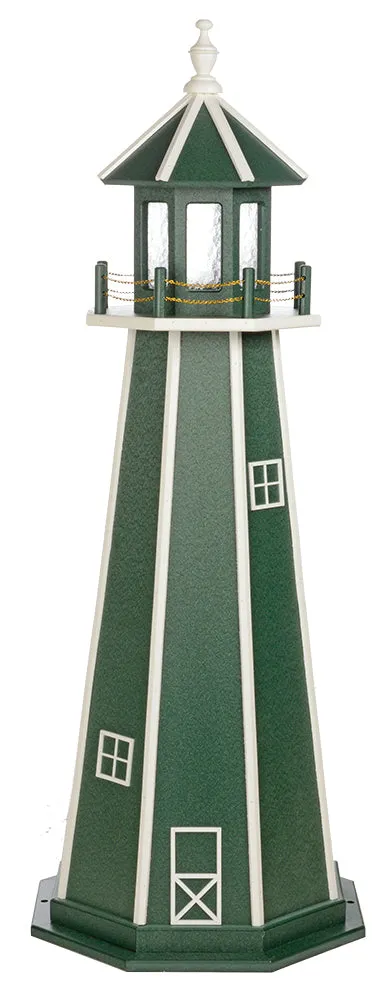 Amish Made Poly Lighthouse - 5 Feet