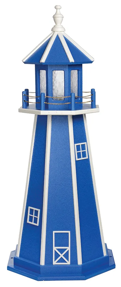Amish Made Poly Lighthouse - 5 Feet