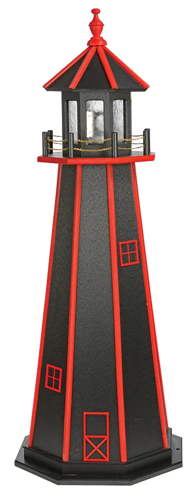 Amish Made Poly Lighthouse - 5 Feet