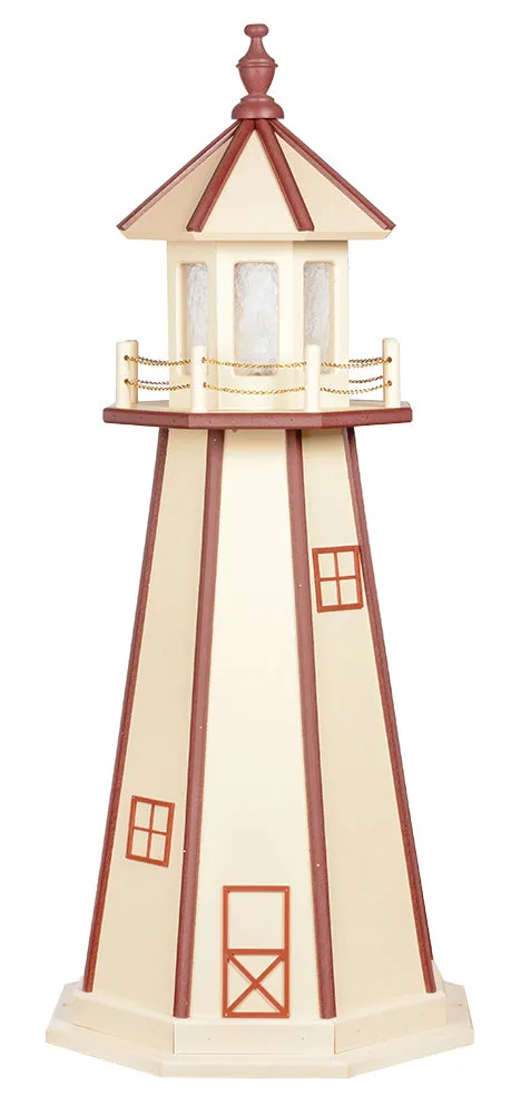 Amish Made Poly Lighthouse - 5 Feet