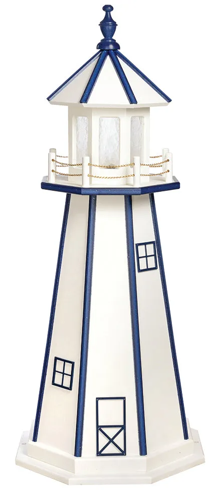 Amish Made Poly Lighthouse - 5 Feet