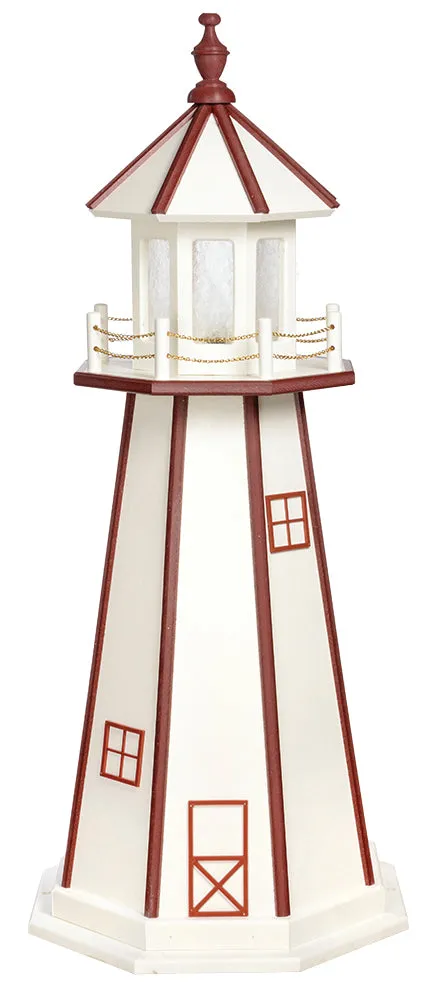 Amish Made Poly Lighthouse - 5 Feet