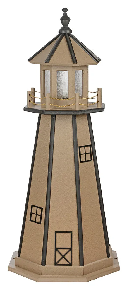 Amish Made Poly Lighthouse - 5 Feet