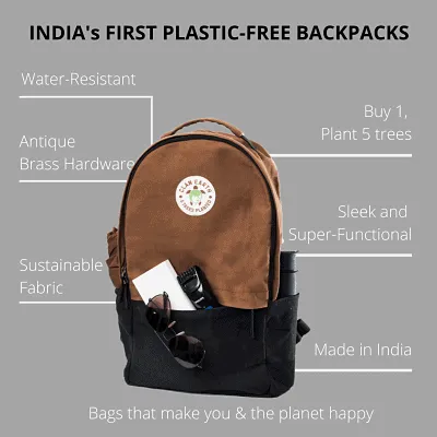 Amur Backpack - Charcoal Black - Daily Carry Office and Travel 15.6 inch Laptop Backpack /Daypack