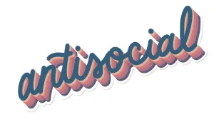 Antisocial Sticker