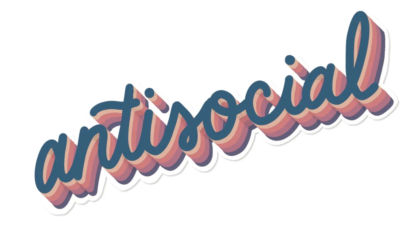 Antisocial Sticker
