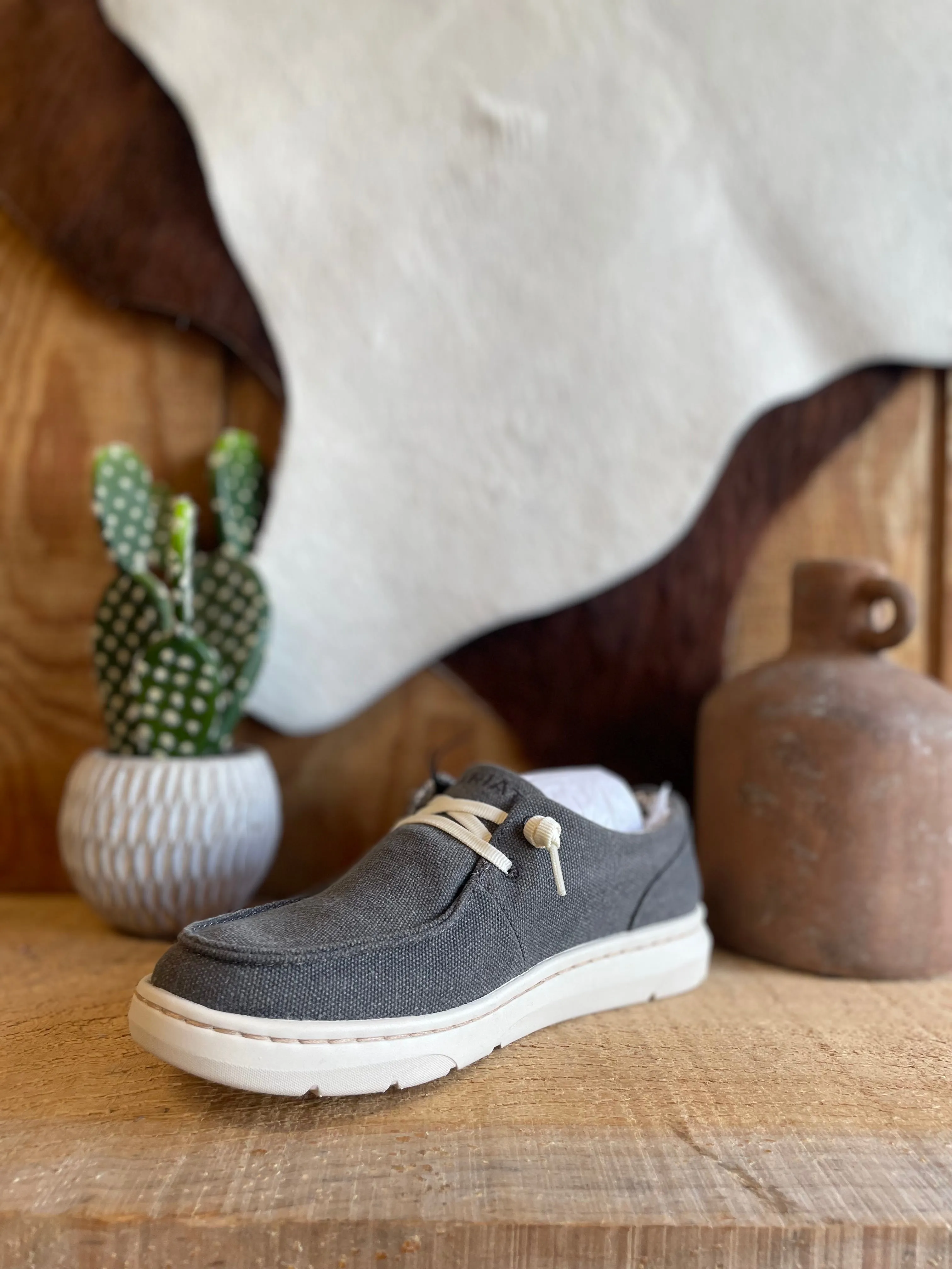 Ariat Womens Hilo Washed Tan & Gray Canvas