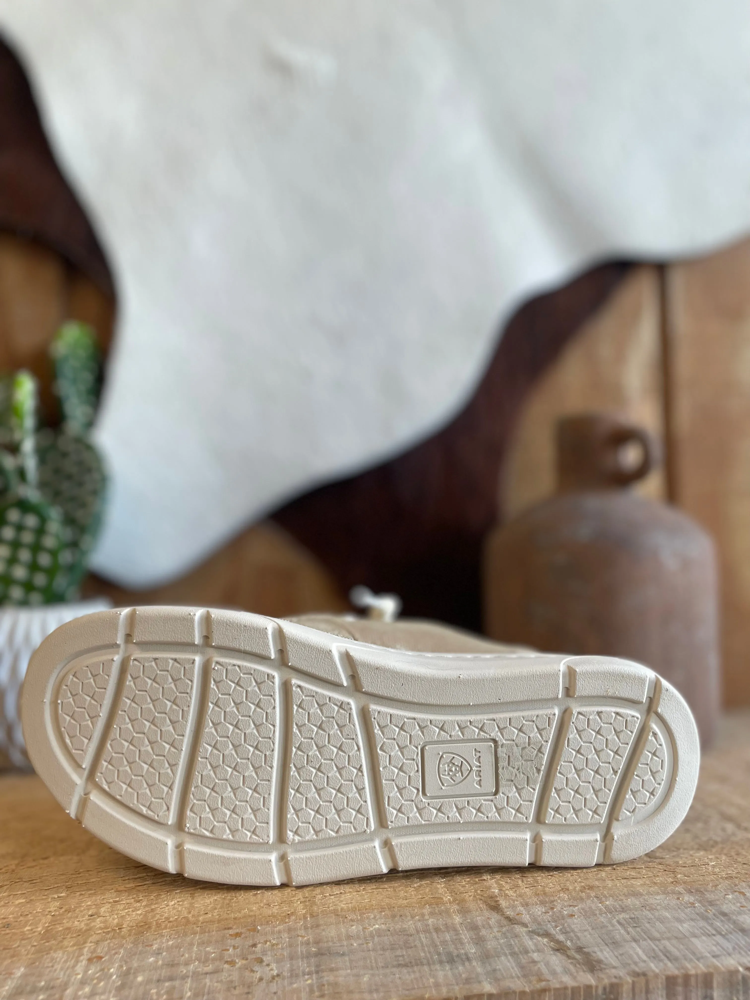 Ariat Womens Hilo Washed Tan & Gray Canvas