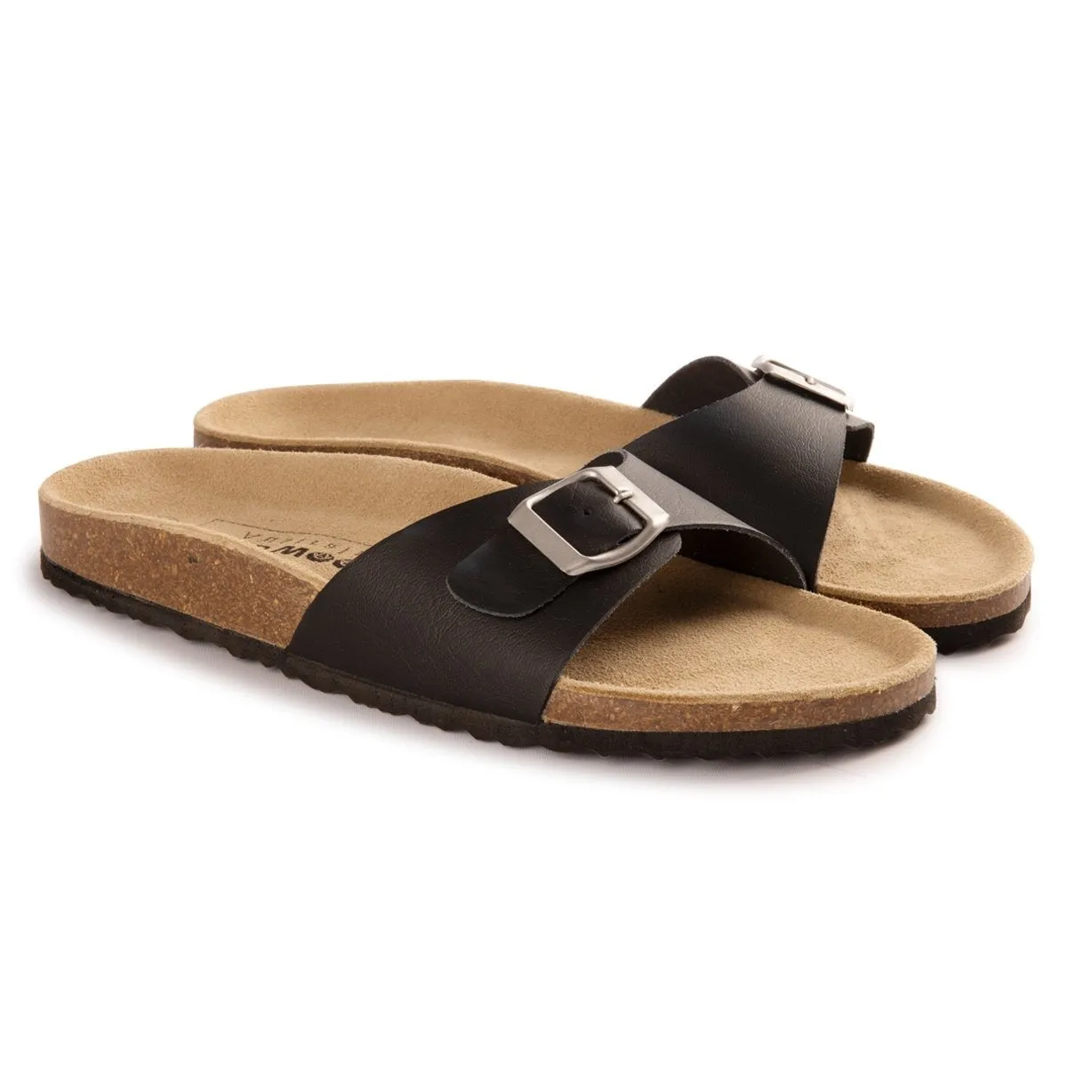 AUS WOOLI AUSTRALIA UNISEX TOORAK SANDALS - BLACK