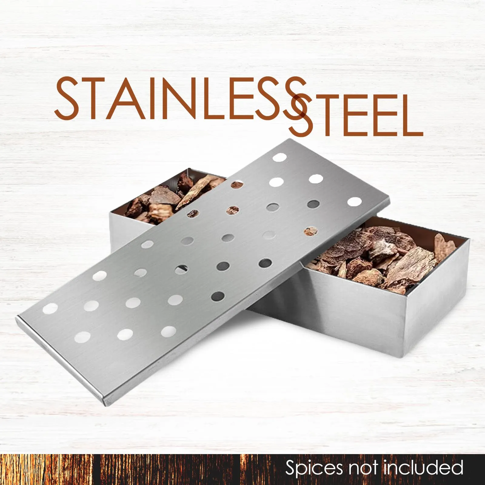 BBQ Smoker Box for Wooden Chips