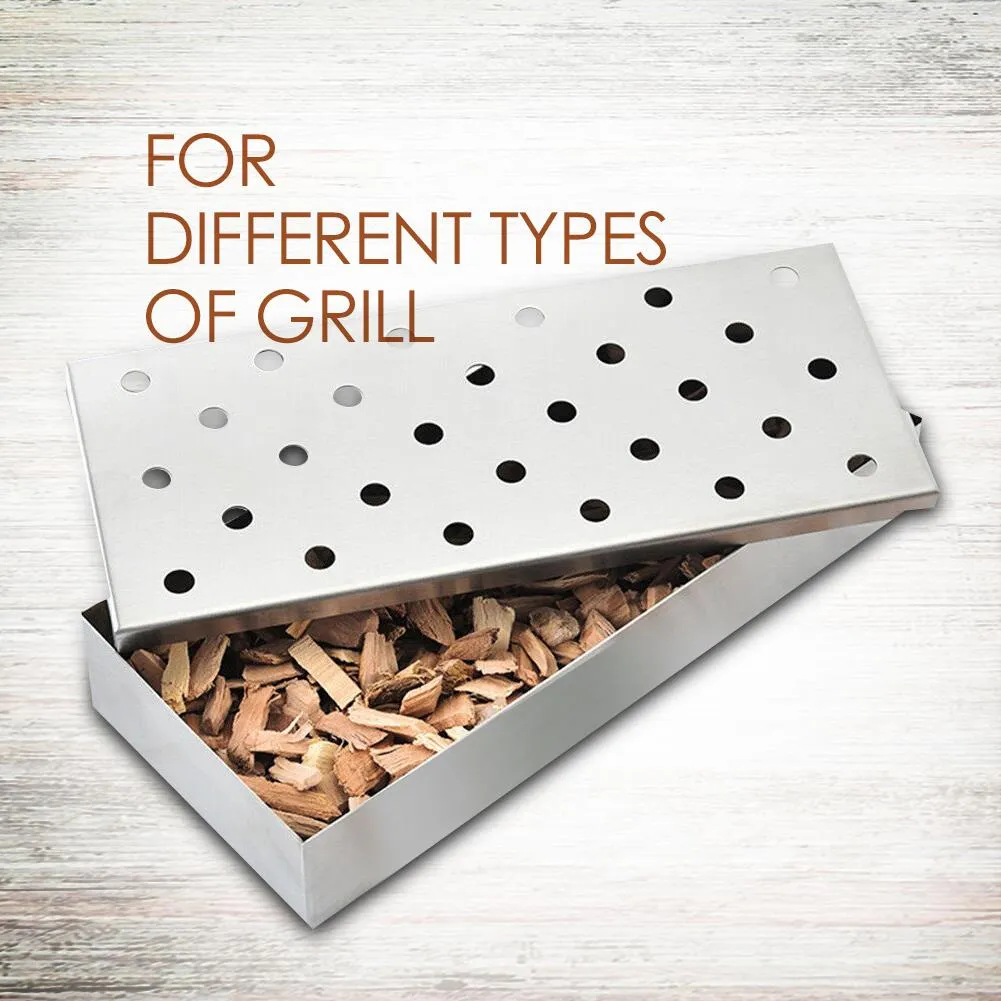 BBQ Smoker Box for Wooden Chips