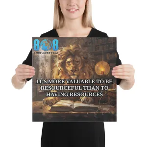 Be Resourceful Canvas