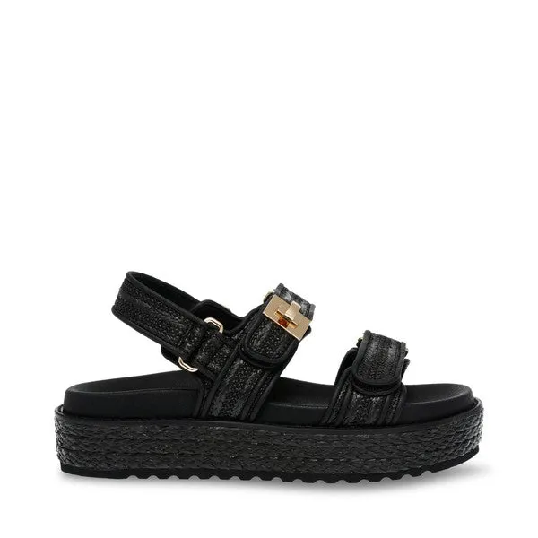 BIG MONA BLACK RAFFIA