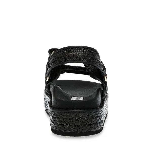 BIG MONA BLACK RAFFIA