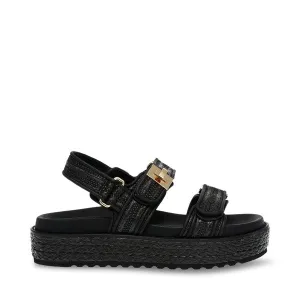 BIG MONA BLACK RAFFIA