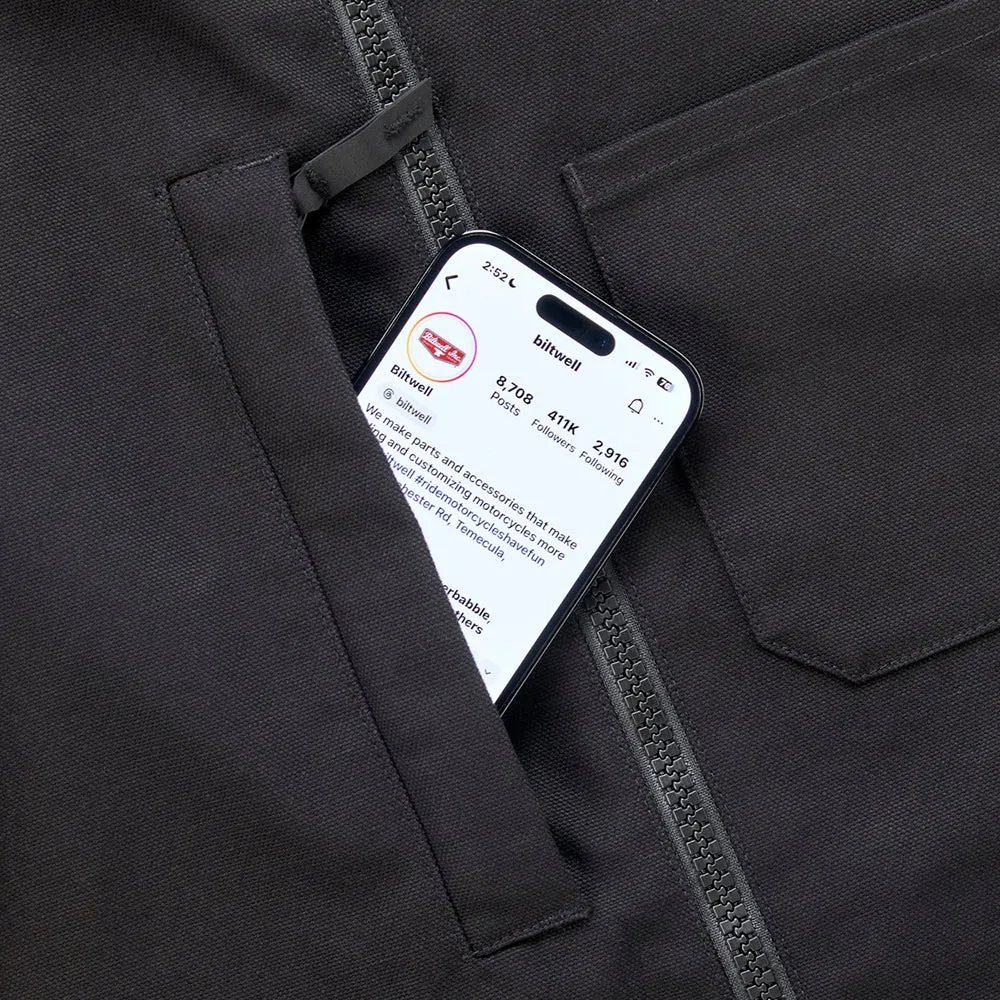 BILTWELL SLEEVELESS 4 SPEED VEST [BLACK]