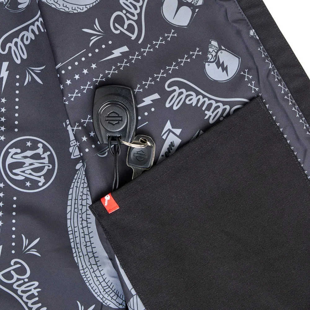 BILTWELL SLEEVELESS 4 SPEED VEST [BLACK]