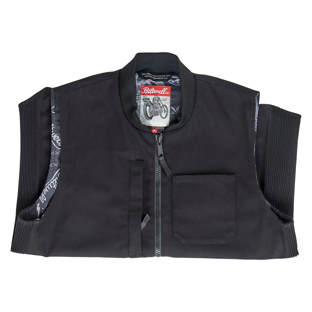 BILTWELL SLEEVELESS 4 SPEED VEST [BLACK]