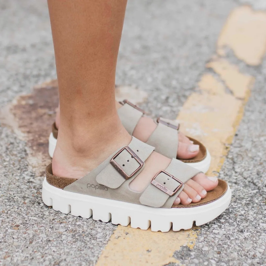 Birkenstock: Arizona Chunky in Taupe
