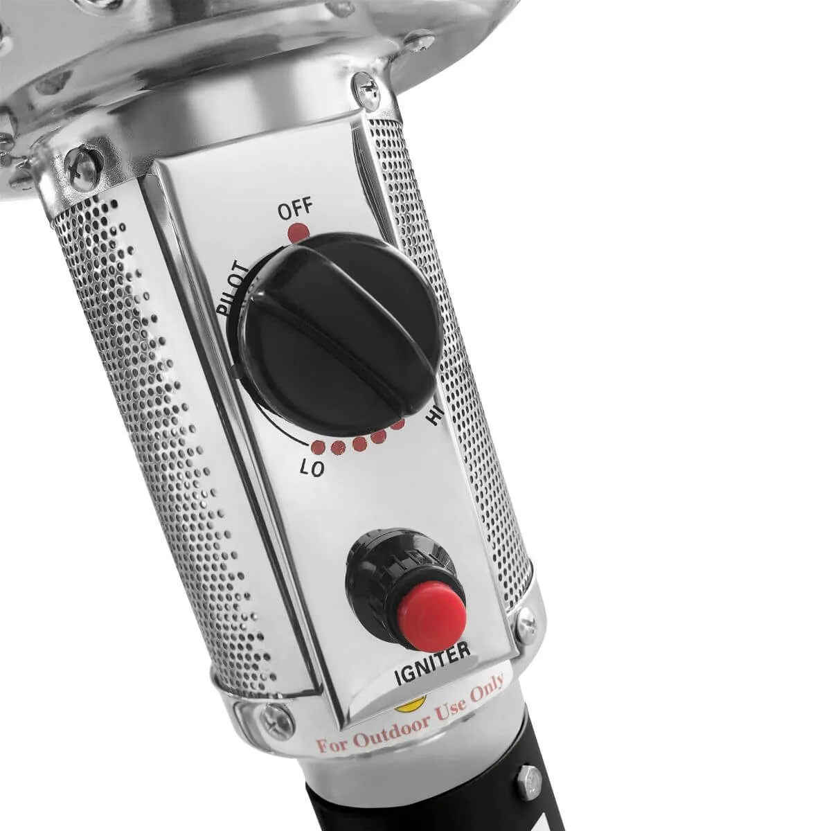 Black Outdoor Propane Patio Heater with Adjustable Thermostat I SPAFAIR