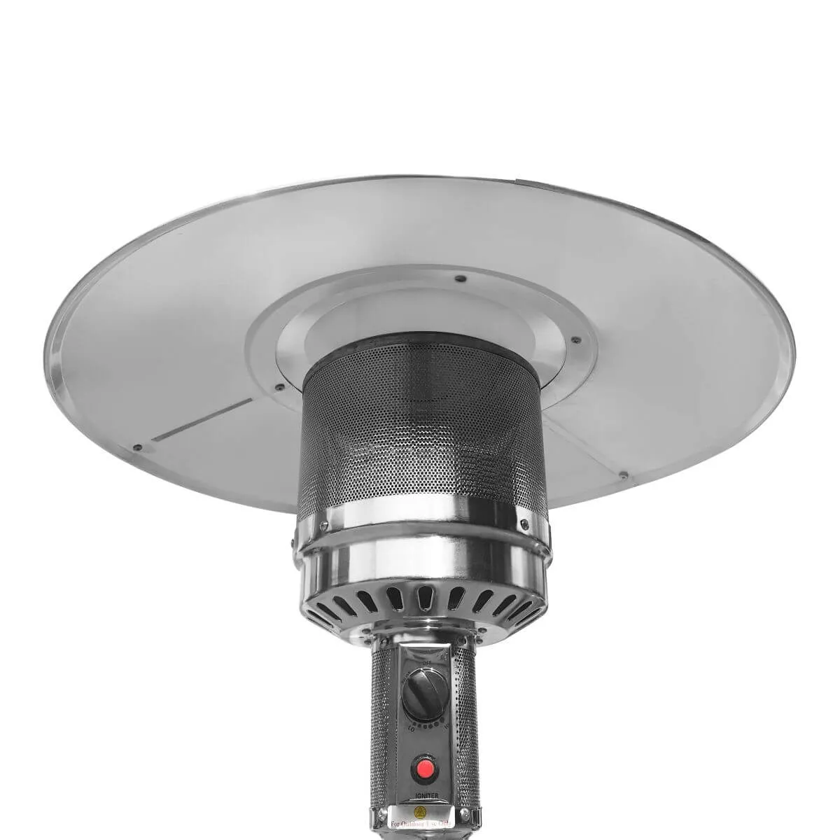 Black Outdoor Propane Patio Heater with Adjustable Thermostat I SPAFAIR