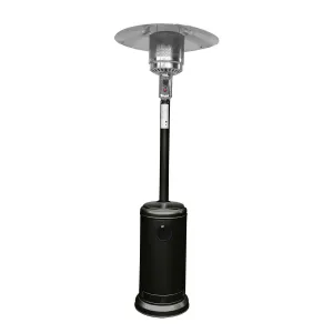 Black Outdoor Propane Patio Heater with Adjustable Thermostat I SPAFAIR