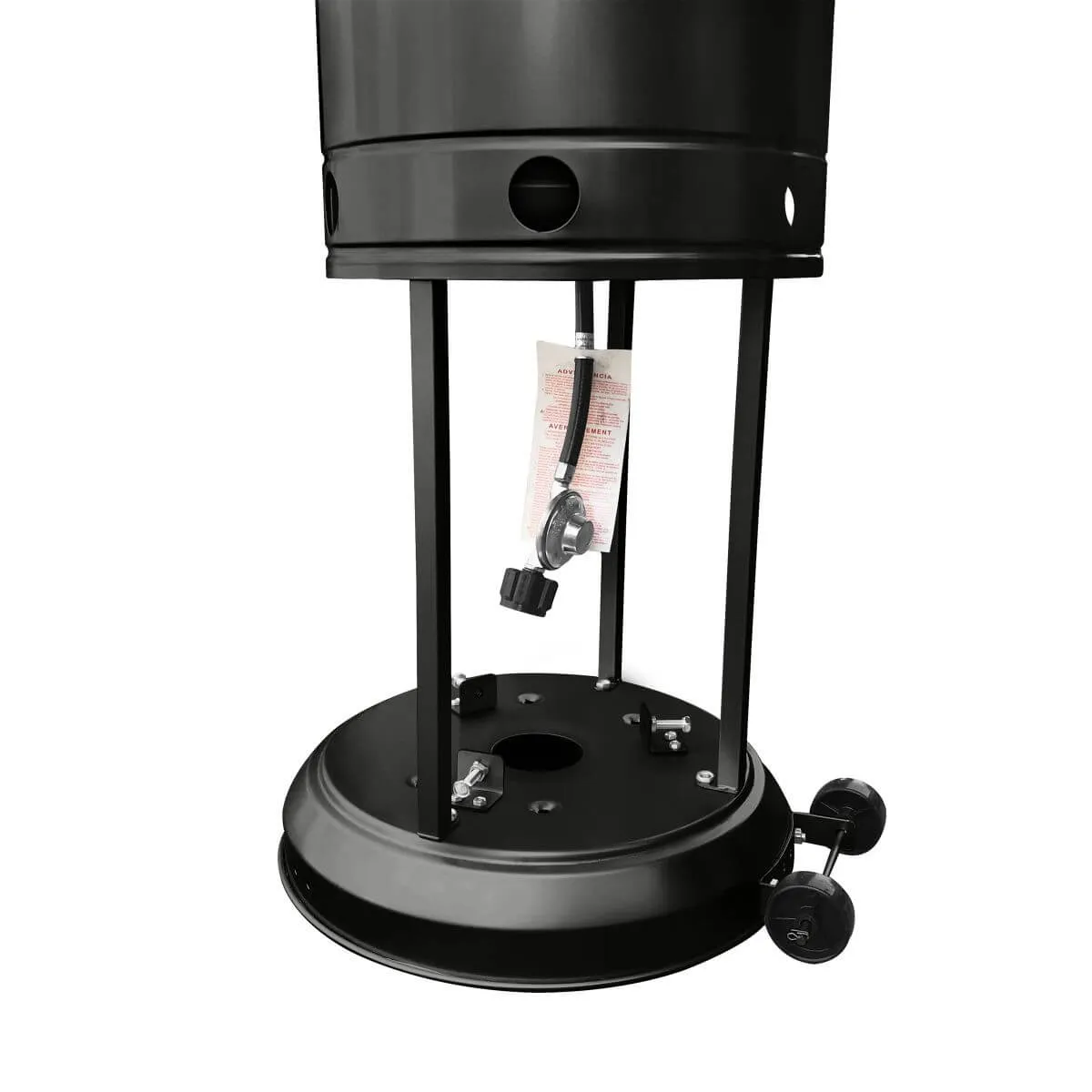 Black Outdoor Propane Patio Heater with Adjustable Thermostat I SPAFAIR