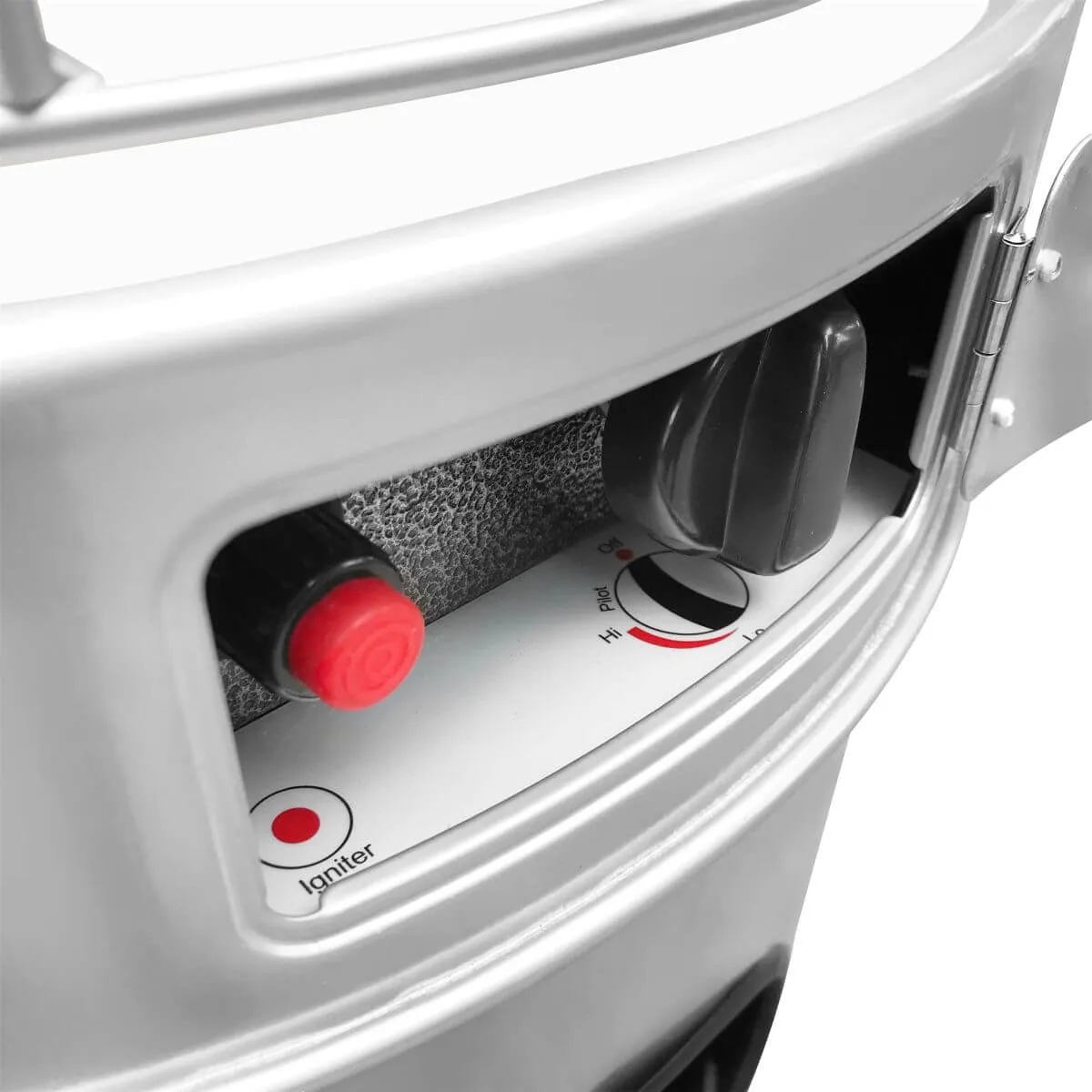 Black Outdoor Propane Patio Heater with Adjustable Thermostat I SPAFAIR
