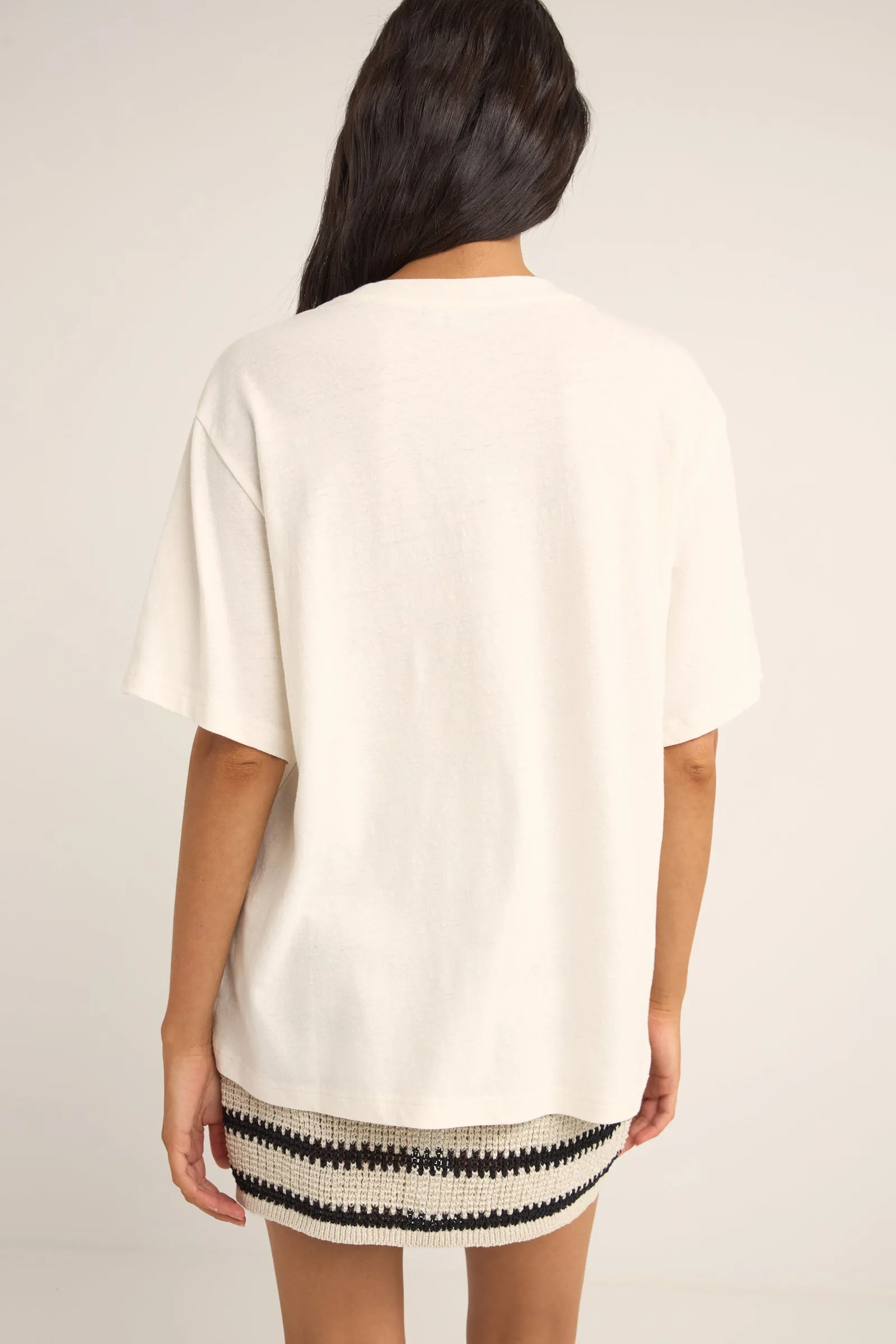 Bloom Studio Oversized T-Shirt Vintage White