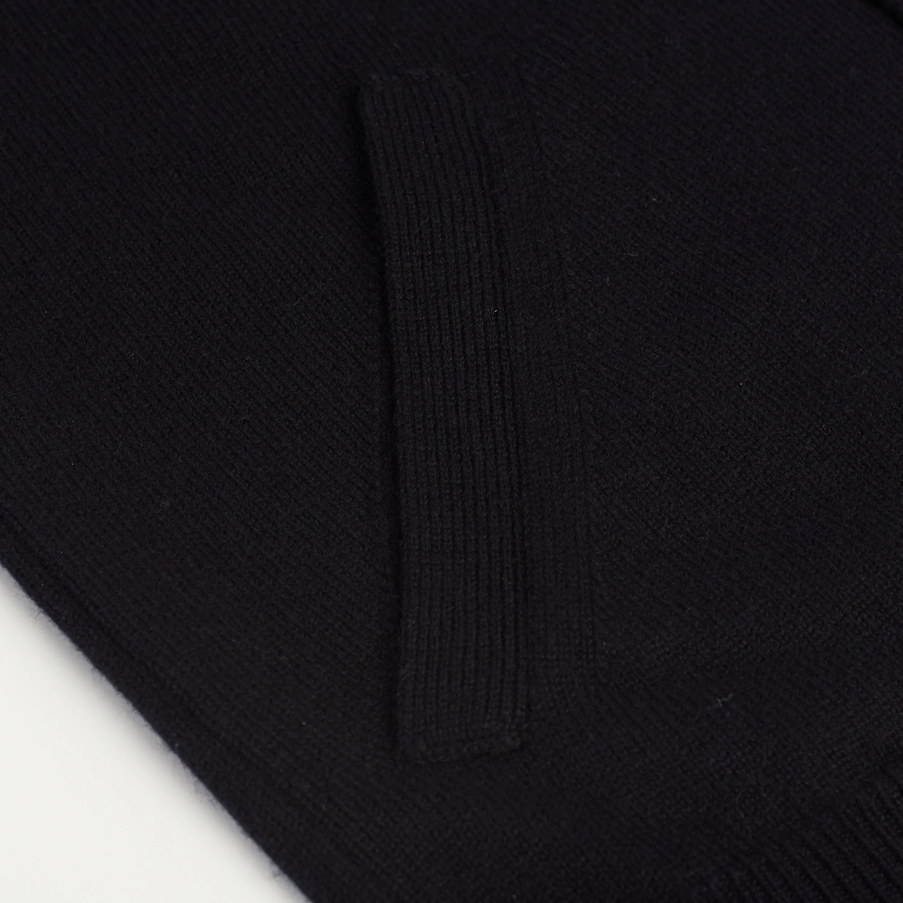 Blouson Jacket With Zip In Black Cashmere
