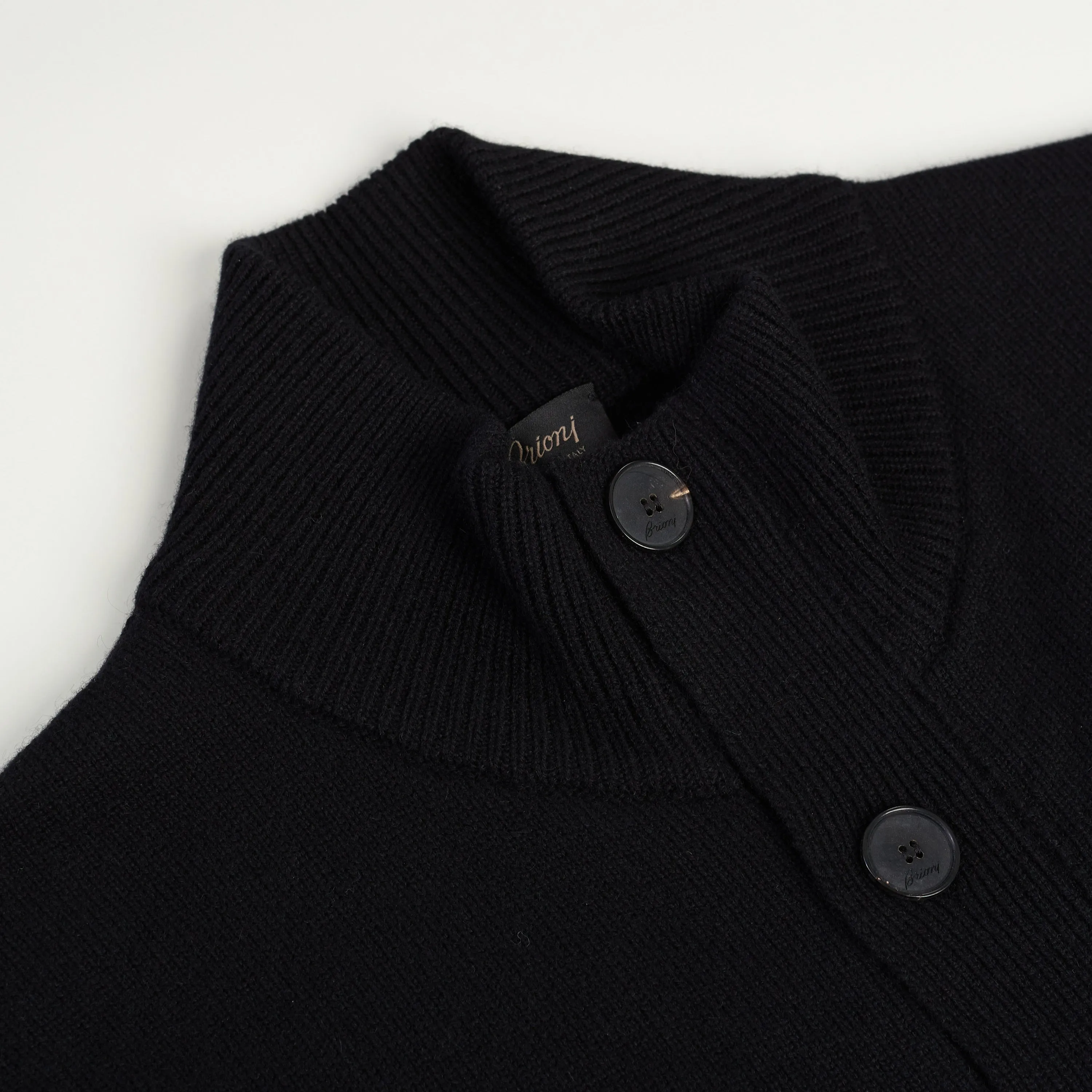 Blouson Jacket With Zip In Black Cashmere