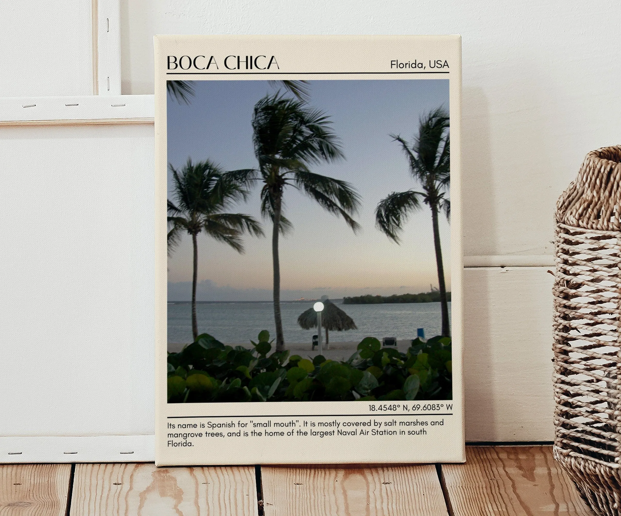 Boca Chica Wall Canvas, USA