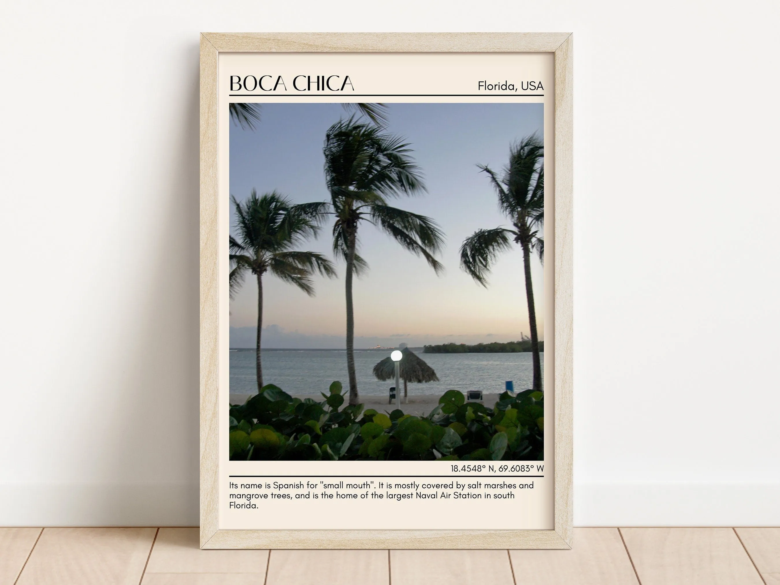 Boca Chica Wall Canvas, USA