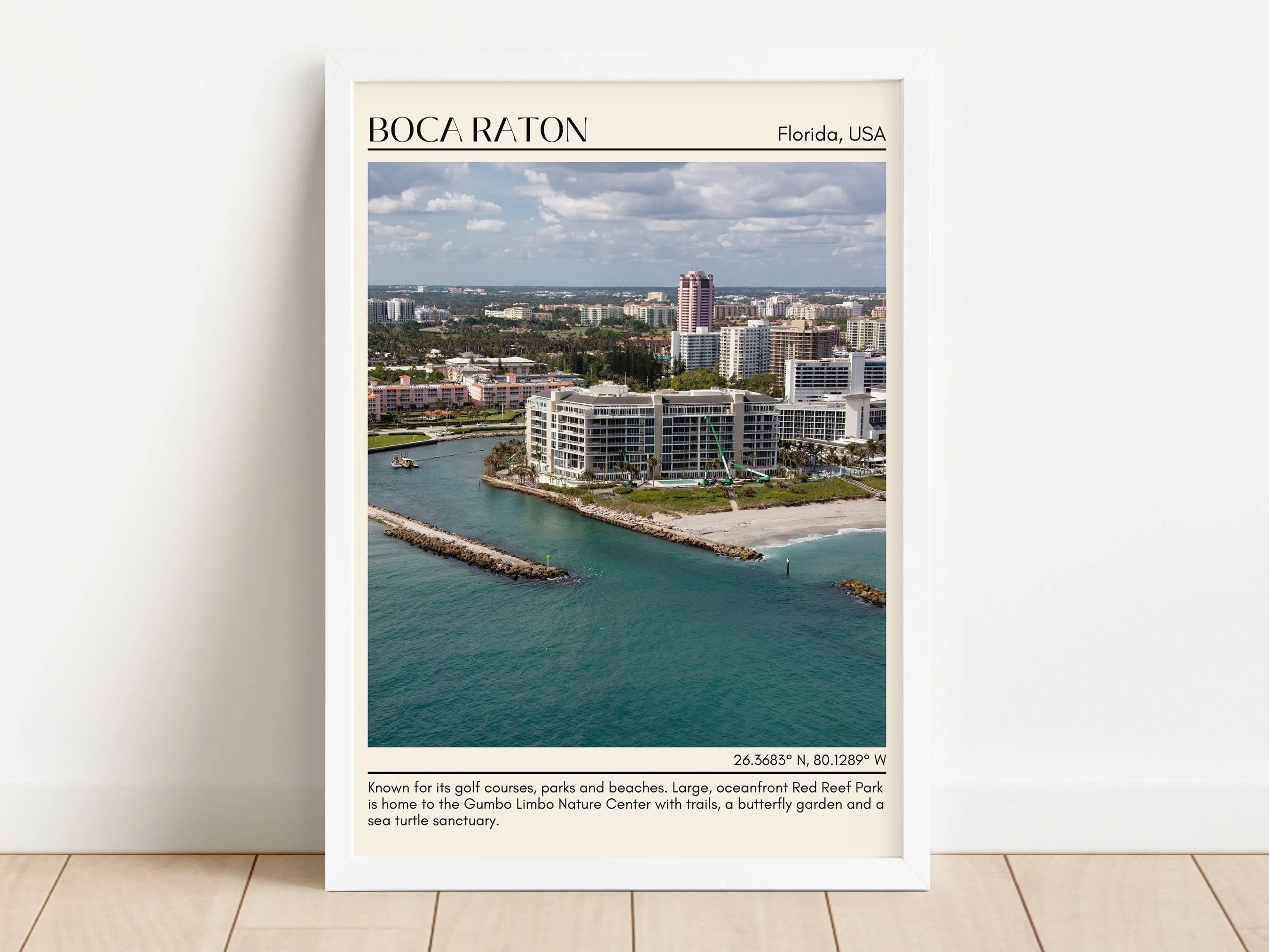 Boca Raton Wall Canvas, USA